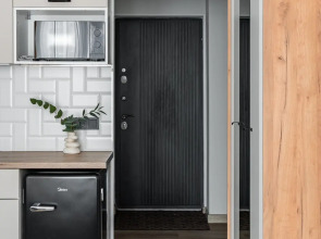 Апартаменты Светлая Студия Рядом с Метро Нижегородская