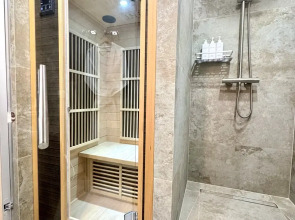 Апартаменты Hygge Karelia с сауной, массажным креслом и проектором