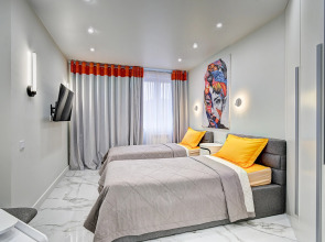 Апартаменты Morskaya Simfonya-2 с 2 сан.узлами, проектором на балконе, бассейном на территории Люкс