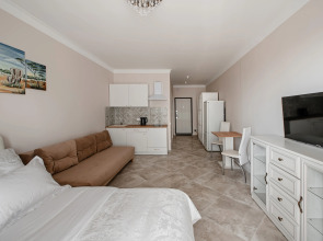 Апартаменты Студия у Станции Метро Грушевка