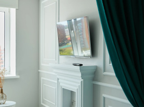 Апартаменты Luma White #2 в центре города с красивым видом на балконе