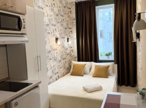 Uyutnaya kvartira-studiya v ZHK Solnechnyj FLZ Apartments