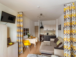 Апартаменты Студия Yellow Star в Балтийской Жемчужине