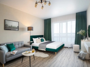 Sleepnsk Bolshaya Dvushka S Vidom Na Reku Okolo Akvaparka Flat