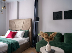 Апартаменты Green Tower — просторная студия в центре