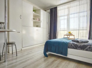 Квартира студия с видом на Амур и город