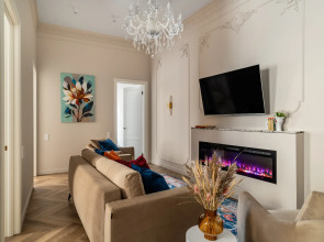 Апартаменты Дизайнерские 3х комнатные с камином Buyartapartments