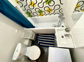 Квартира Просторная квартира близь центра и набережной Закат на озере