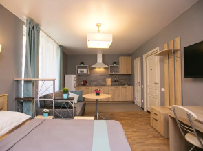 Квартира New Horizon Ovechkin Apartments Aquamarine  рядом с Московским вокзалом
