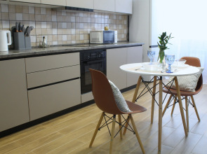 Апартаменты Apato Светлая студия с Завораживающим видом на город