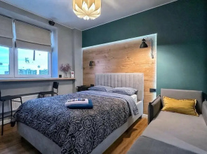 Apartamenty Drim Apartmens 565 Studio s Bol'soj Krovat'u i Kuhnej