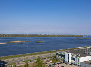 Апартаменты с видом на Волгу на Волжской наб.26 м.Стрелка. Сова-Дом