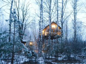 Lapochkino Gnezdo Dom Na Dereve Guest house