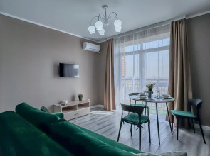 Квартира Green FOX с видом на Приволжский Затон