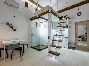 Апартаменты Лофт 2 Двухуровневые на Грузинской Улице 41А