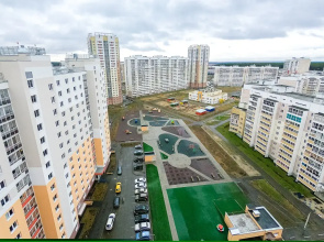 Оливка однокомнатная квартира на 17 этаже