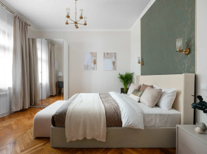 Квартира GM Apartments Новая и тихая Трехкомнатная на Тверской