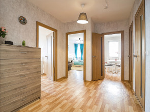 Апартаменты двухкомнатные c видом на Волгу на Волжской набережной  25, м.Cтрелка. Сова-Дом