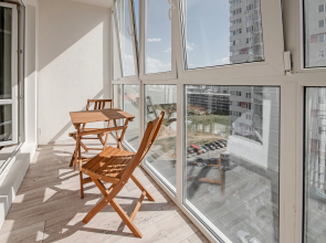 Апартаменты Студия у Станции Метро Грушевка