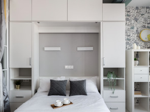 Апартаменты Lalapart Marengo с панорамным видом на 35 этаже небоскреба Савеловский Сити