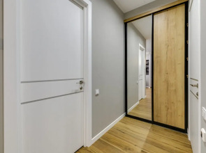 38 этаж, стильные апартаменты с приватным парком