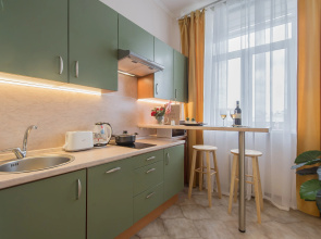 Квартира GM Apartments Стильная Трехкомнатная на Бульварном кольце