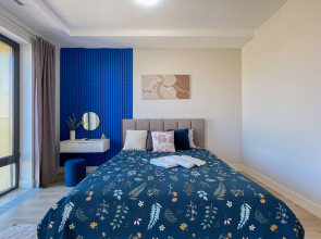 Апартаменты с Панорамными Окнами на 14 Этаже Небоскреба Бизнес-Класс в ЖК D1