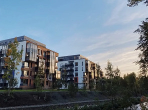 квартира премиум-класса в стиле "эко" с видом на парк и речку