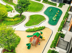 Новые 1bd апартаменты в Laguna SkyPark