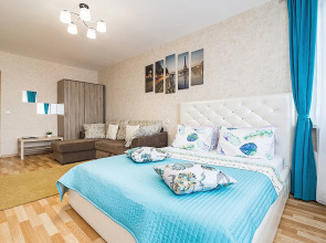 Апартаменты двухкомнатные c видом на Волгу на Волжской набережной  25, м.Cтрелка. Сова-Дом