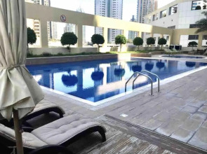Апартаменты Studio on JBR, SEA view, POOL, Gym, LARGE terrace