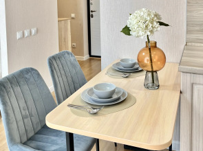 Квартира бирюзовая студия в Sердце города Перми