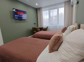 Апартаменты с видом на парк с двумя раздельными кроватями, кухней, ПММ в 10 минутах от центра Нижнего Новгорода