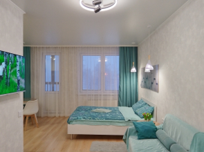Studiya S Dizaynerskim Remontom Flat
