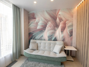 Апартаменты на высоком этаже с видом на мост, недалеко от центра. Брянская 18.