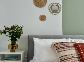 Квартира В скандинавском стиле с красивым видом на город для 4х гостей