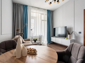 Квартира Nut на Манчестерской Satin home