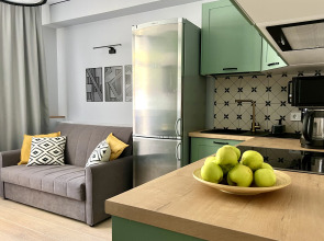 Квартира 65 м удобная для семьи напротив Казино с видом на горы