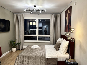 Квартира Люкс Студия в ЖК Бизнес-Класса и Дизайнерским Ремонтом