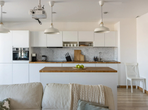 Апартаменты с панорамными окнами в центре Васильевского острова.