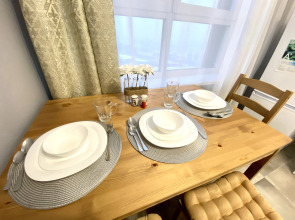 Апартаменты Двухкомнатные FSF Элитные с Эксклюзивным видом и кофемашиной