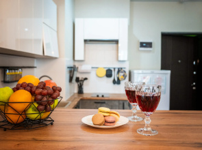 Апартаменты Sun city apartments ЖК Сокол с балконом