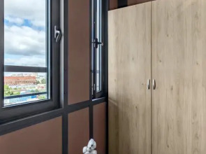 Квартира Комфорт с Балконом и Видом на Город Moderna Flat Status