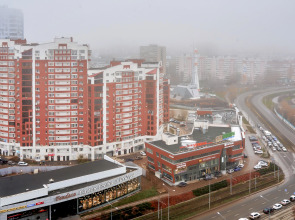 Квартира Aparts Pro Дизайнерская видовая студия у Волги в ЖК Галактика на 20 этаже