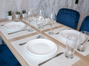 Апартаменты с видом на закат и крыши