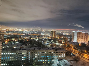 1-к. квартира на Базарной площади с видом на пруд, 30 м², 22 этаж
