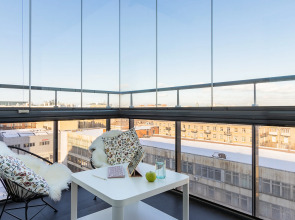 Апартаменты с панорамными окнами в центре Васильевского острова.