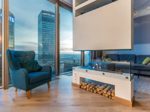 Romantic apart on 71 floor