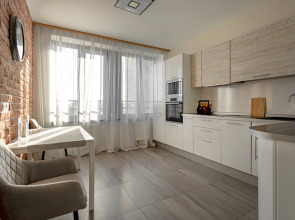 Апартаменты Lalapart Loft Style с лоджией и отдельной кухней в ЖК Савеловский Сити