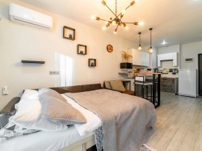 Апартаменты Sun city apartments ЖК Сокол с балконом